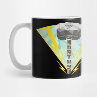 worthy of lifting mjolnir Mug